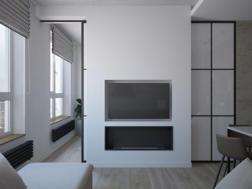 Проект однокомнатной квартиры 44, 7 кв. 03