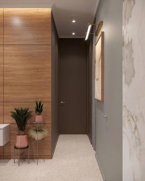 Мастер - спальня и ванная в проекте ЖК макаровский, 83 м 2. г. Екатеринбург. 06