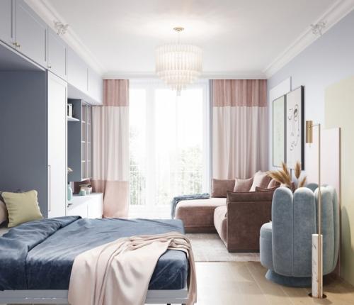 Трёхкомнатная квартира, площадью 117 кв. 03