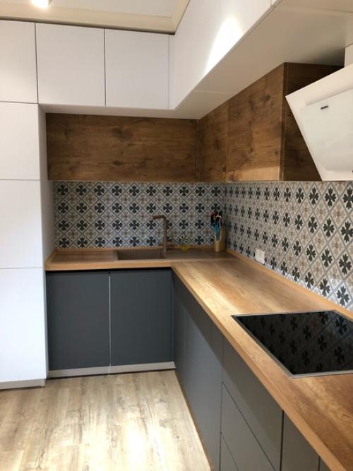 Финишные работы.  Квартира без дизайна проекта делалась. 07