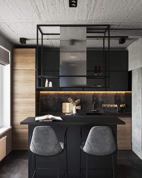 Современный дизайн квартиры - студии площадью 42 кв. 04