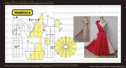 Платье - трансформер в стиле 50-х? 05