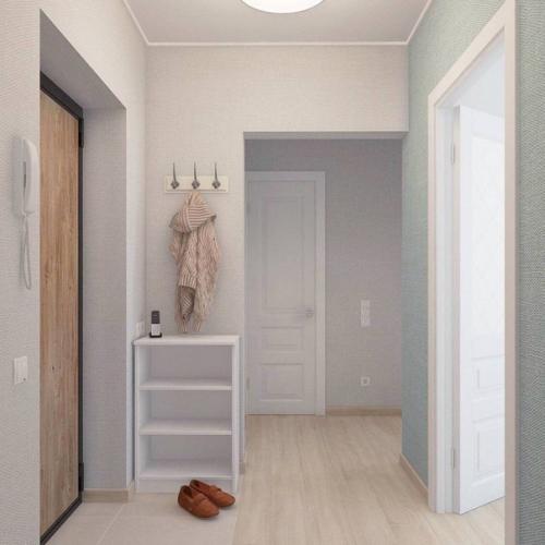 Кадры небольшой квартиры в светлых тонах. 06