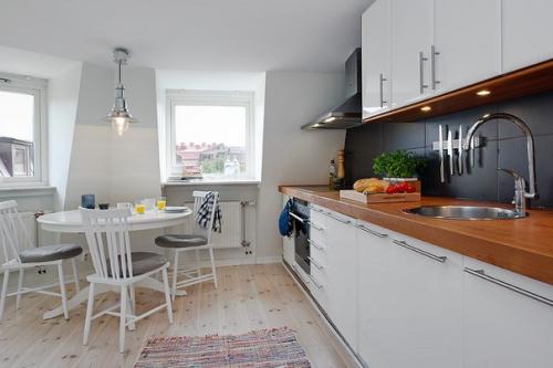 Пентхаус в скандинавском стиле в Швеции. 01