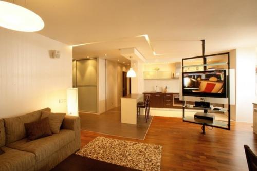 Советы по дизайну в однокомнатной квартире: как сделать его компактным, но функциональным. 08