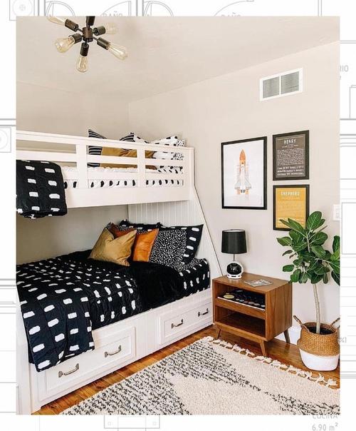 Дизайн детской комнаты должен быть интересным. 03