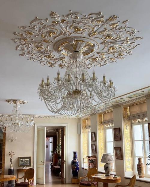 Впечатляющие интерьеры дворца Строгановых - Голицыных в усадьбе Марьино. 03