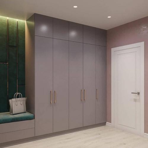 Однокомнатная квартира с зонированием на спальню и гостинную. 07