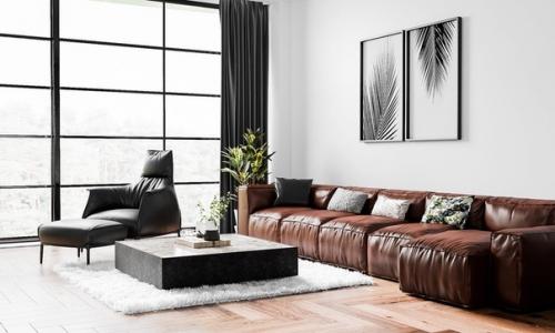 Симпатичный дизайн кухни гостиной но! 04