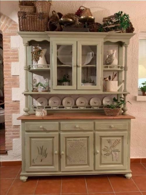 Буфет Прованс.  Популярный интерьерный стиль Прованс уютом и комфортом отличается. 05