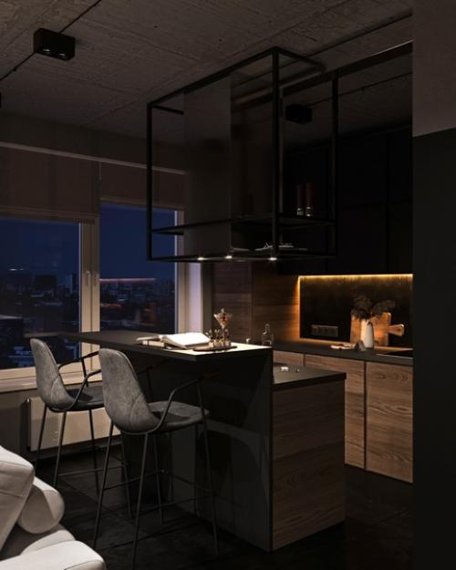 Современный дизайн квартиры - студии площадью 42 кв. 05