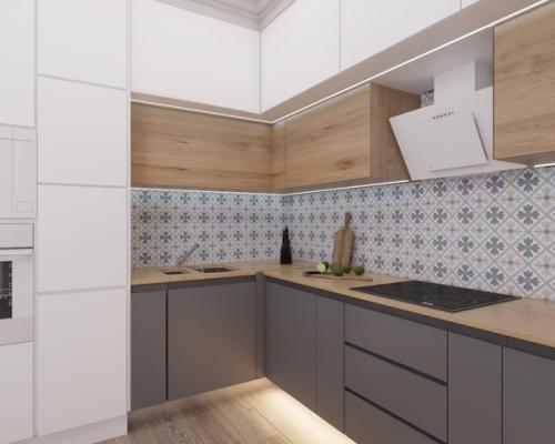 Финишные работы.  Квартира без дизайна проекта делалась. 01