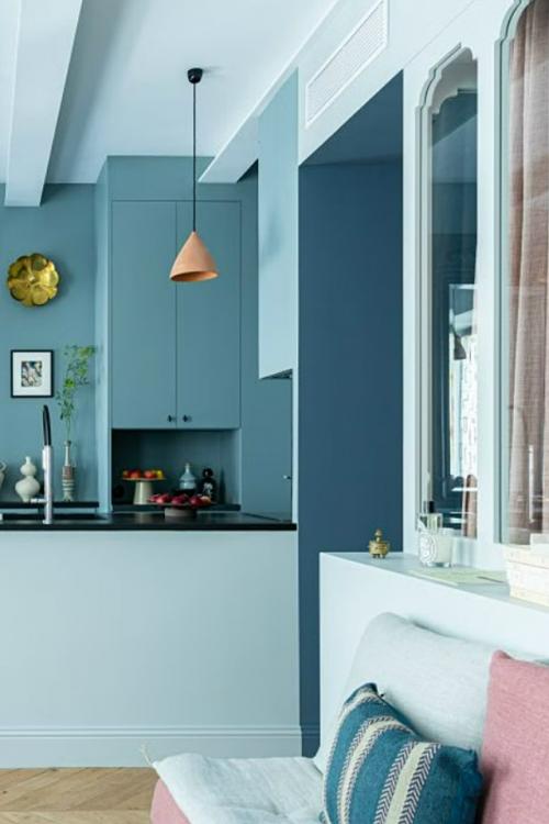 Маленькая квартирка. Французский дизайнер Марианн эвенну считается виртуозом по созданию интерьеров в маленьких квартирах. 03