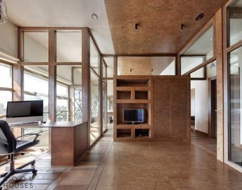 Квартира с необычным дизайном разработана Петром костеловым и находится в Москве, Россия.