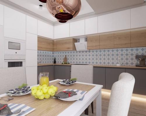 Финишные работы.  Квартира без дизайна проекта делалась. 02