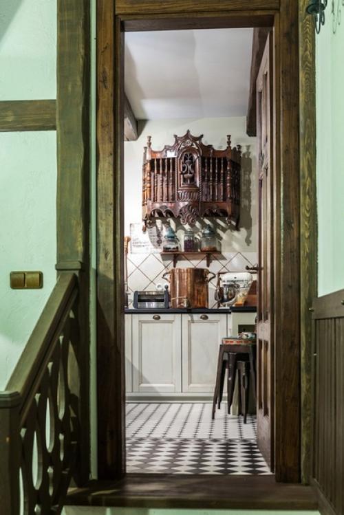 Кухня в стилe шале. 02