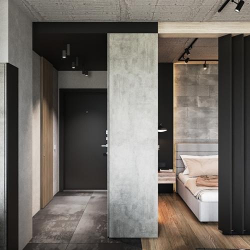 Современный дизайн квартиры - студии площадью 42 кв. 07