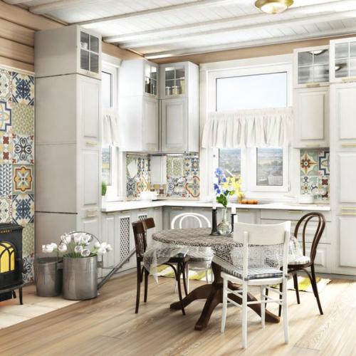 Интерьер первого этажа загородного дома площадью 63, 3 м 2? 03