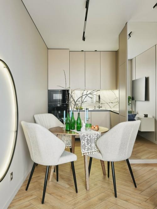 Интерьер 1-комнатной квартиры 39 м 2 в ЖК симпл в Тюмени. 02