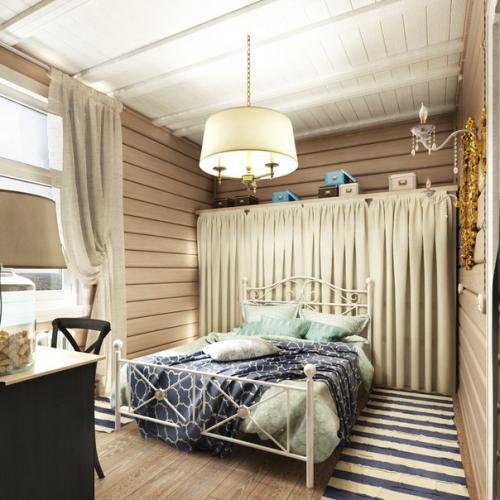 Интерьер первого этажа загородного дома площадью 63, 3 м 2? 08