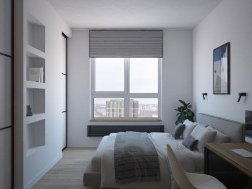 Проект однокомнатной квартиры 44, 7 кв. 07