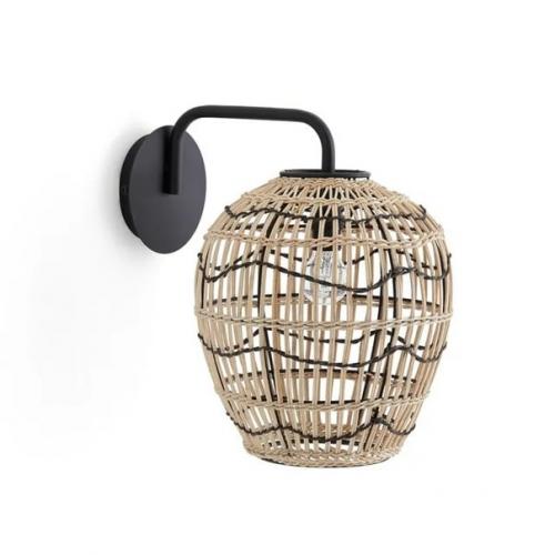 Плетеные бра или светильники - это элегантный аксессуар для спальни, гостиной или прихожей. 02