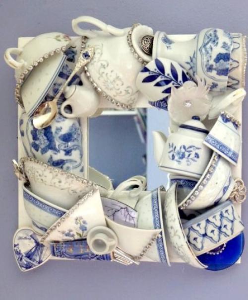 Как преобразовать кухню, используя старую посуду. 07