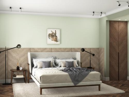 О цветовом решении спальни. 06