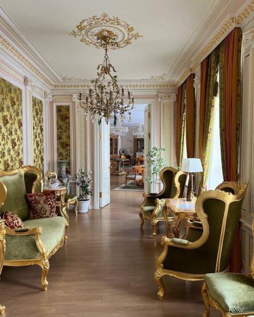 Впечатляющие интерьеры дворца Строгановых - Голицыных в усадьбе Марьино. 07