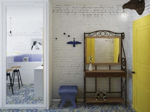 Чем меньше площадь квартиры, тем более однородным должно быть ее оформление. 01