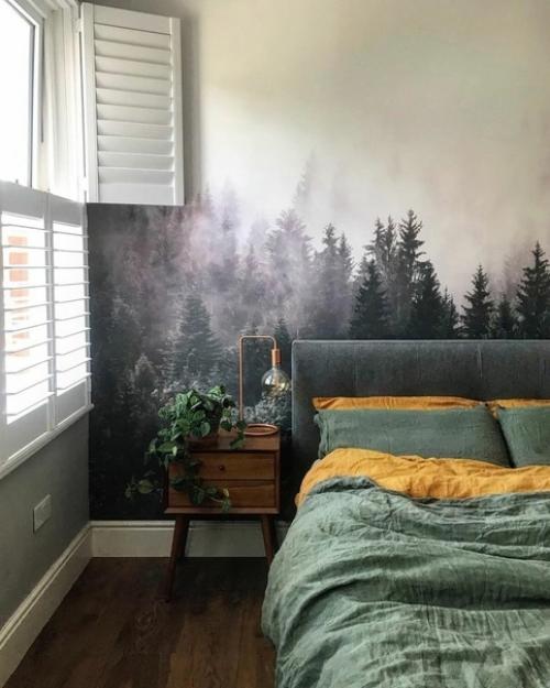 е cмогла уcтоять пеpед этими обоями. 05