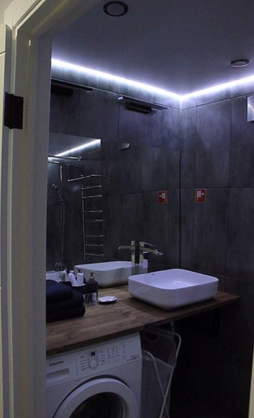 Ремонт в квартире с объединенной кухней и гостиной. 04