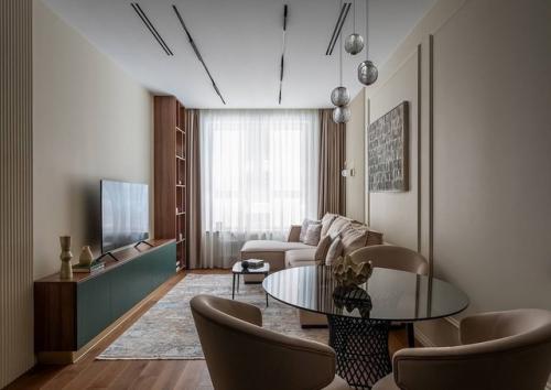 Стильная квартира для современной семьи и с потрясающей детской комнатой. 01