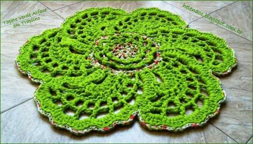 Вязаные коврики - уют в доме. 01