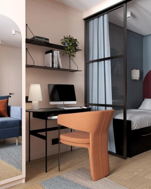 Что может быть красивее, чем вот такой сочетание оттенков и современная мебель. 06