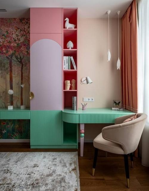 Стильная квартира для современной семьи и с потрясающей детской комнатой. 07