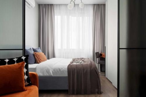 Интерьер квартиры - студии 29, 6 м 2 в ЖК AFI Tower в Москве. 03