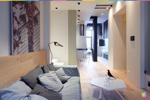 Интерьер двухкомнатной квартиры в Киеве. 02