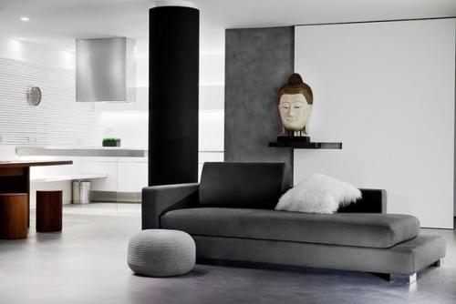 Современный жилой лофт в помещении гаража. 01