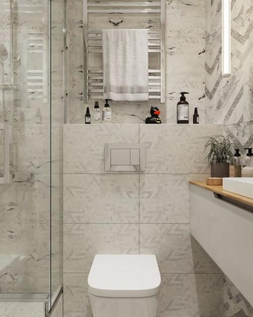 Отличный вариант совмещенного санузла. 02