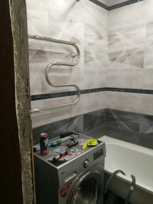 Сделали ремонт в ванной и туалете, получилось круто! 03