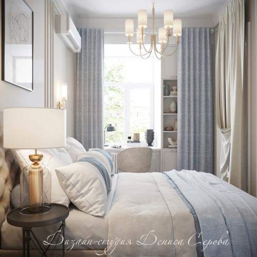 Легкая неоклассика в интерьере квартиры площадью 49 кв. 04