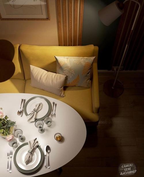 Кухня - гостиная, площадью - 13, 2 кв. 08