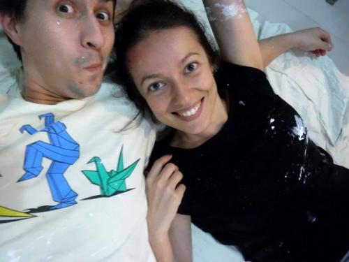 Примерно год тому назад ( \- три месяца) мы с Димой затеяли историю с покраской дома. 05 Примерно год тому назад ( \- три месяца) мы с Димой затеяли историю с покраской дома. 05