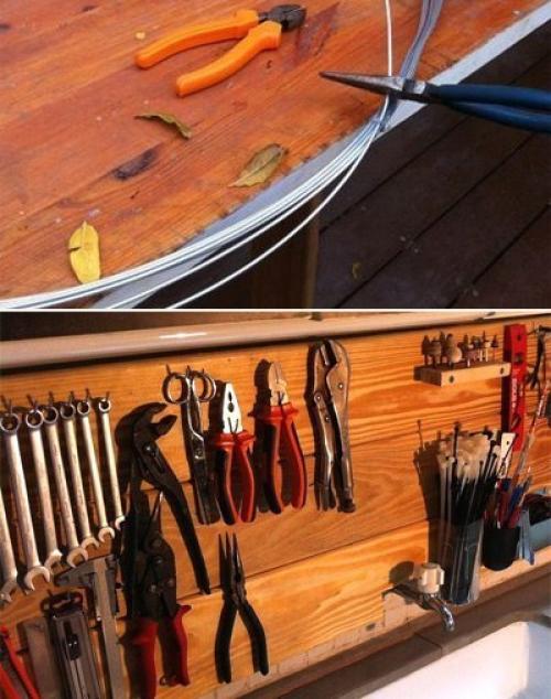 Простые советы, как организовать хранение садового инвентаря и строительных инструментов. 07 Простые советы, как организовать хранение садового инвентаря и строительных инструментов. 07