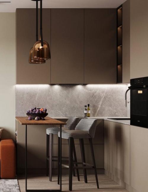 Интерьер уютной студии под сдачу. 02