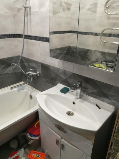 Сделали ремонт в ванной и туалете, получилось круто! 05