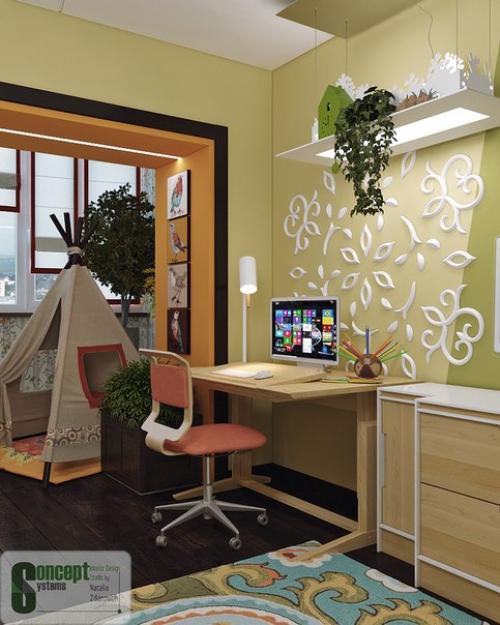 Дизайн - проект интерьера 4 х - комнатная квартира 150 кв. 06