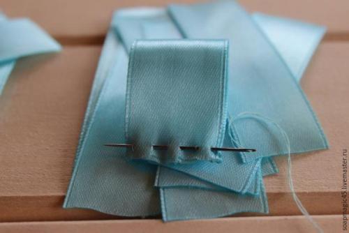 Красивые бантики из атласных лент? 05