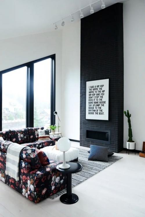 Загляните внутрь современного лыжного шале в Орегоне. 05